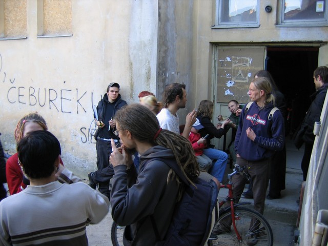 Squat show in Vilnius, Lithuania