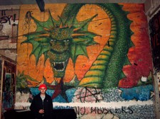 at the Rote Flora squat, Hamburg, Germany