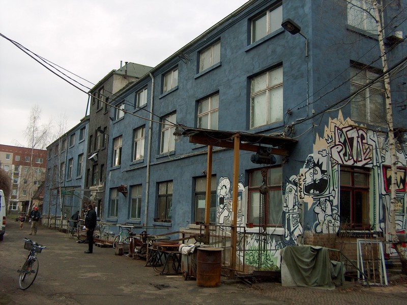 ouside at the Zoro, Leipzig, Germany
