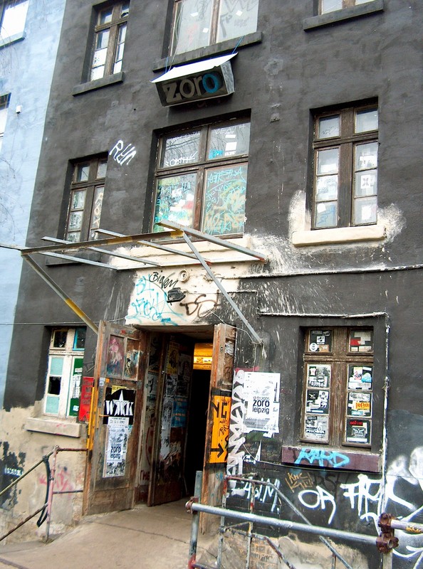 ouside at the Zoro, Leipzig, Germany