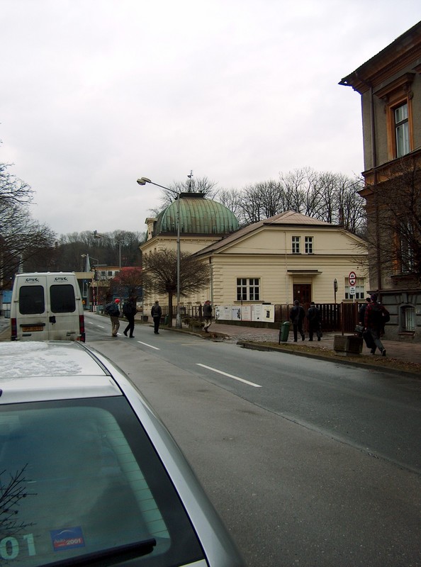 Outside view of Jazz Club, with Poland in the distance, Cesky Tesin, Czech Republic