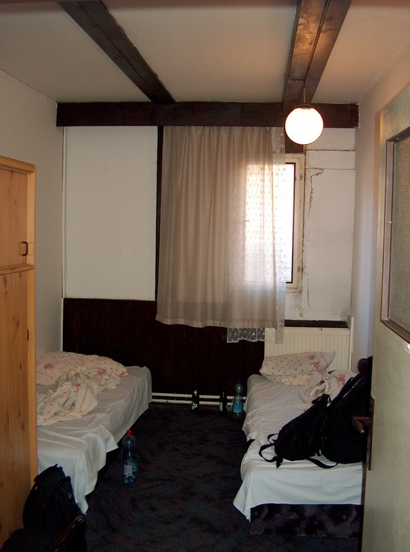 Cisarka Motel in Prague, where we stayed.