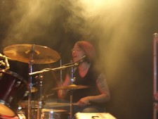 Playing at Kab de L'Usine in Geneve, Switzerland.