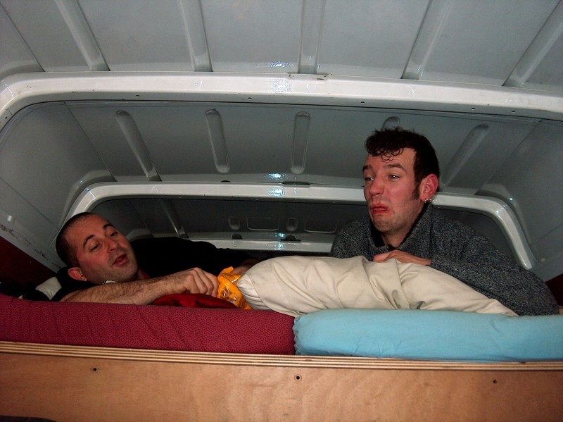 Keith and Toma go stir crazy in the van